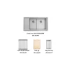 Combo Chậu rửa chén Hafele 840mm 567.94.049