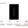 Công Tắc Rèm Cửa Thông Minh Hafele 820.71.008