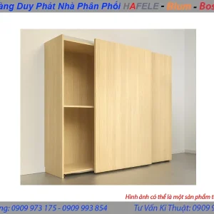 Cửa trượt bằng mặt 2 cánh cho tủ rộng 2531-2930 mm Hafele 406.11.122