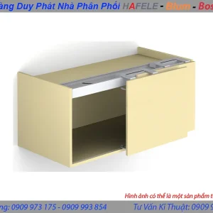Cửa trượt bằng mặt cho tủ rộng 2000 mm Hafele 406.11.225