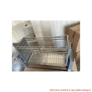 Giá bát nâng hạ Hafele Inox 304 dạng lưới dẹt 800mm 504.76.022