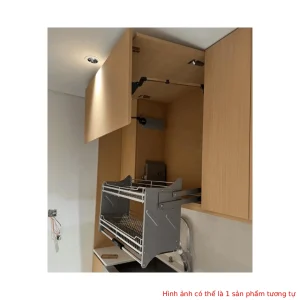 Giá bát nâng hạ Hafele Inox 304 dạng lưới tròn 700mm 504.76.010
