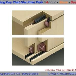 Bộ phụ kiện cửa trượt 3 cánh 10kg Hafele 494.00.141