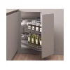 Kệ góc liên hoàn Hafele Inox 304 Mở phải 548.21.022