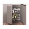 Kệ góc liên hoàn Hafele Inox 304 Mở trái 548.21.032