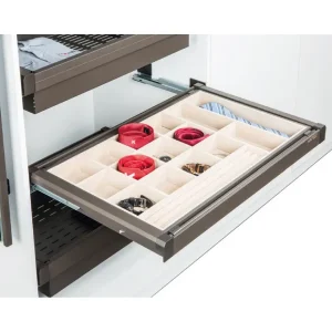 Khay đựng trang sức Hafele 800mm màu nâu 807.95.103