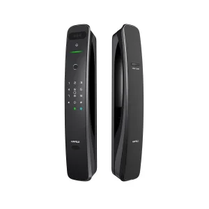Khoá điện tử Hafele PP9100 912.20.697 (mã số, thẻ từ, chìa cơ, vân tay, Face ID, kết nối App)