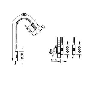 Đèn Led 2034 Hafele 4000K 12V 833.74.096