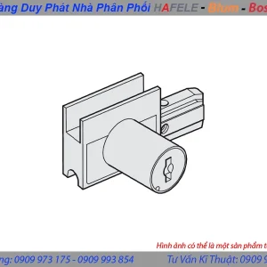 Miếng che cuối có khóa và khe kính Hafele 233.02.420