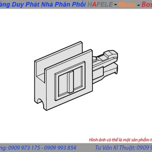 Miếng che cuối có tay nắm ( loại có khe kính ) Hafele 415.13.010