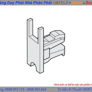 Miếng che cuối ( loại có khe kính ) Hafele 415.13.021