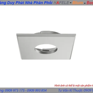 Nắp che lắp âm hình vuông màu bạc Hafele 833.89.229