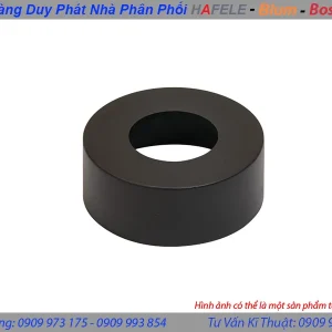 Nắp che lắp nổi hình tròn màu đen Hafele 833.72.176
