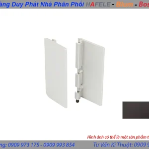 Nắp che – Tay nắm Gola chữ J màu đồng đen Hafele 126.36.180
