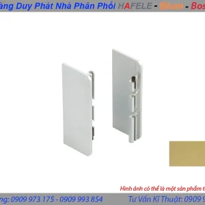 Nắp che – Tay nắm Gola chữ C màu vàng Hafele 126.36.583