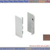 Nắp che – Tay nắm Gola chữ C màu vàng hồng Hafele 126.36.883
