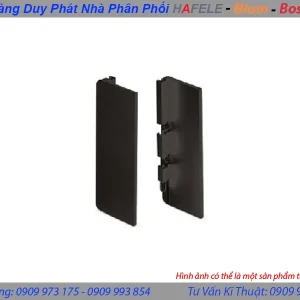 Nắp che – Tay nắm Gola chữ C màu đồng đen Hafele 126.36.183