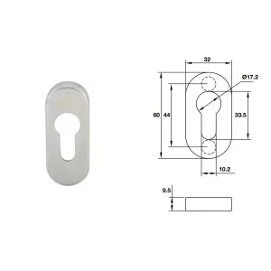 Nắp chụp ruột khoá Häfele 902.52.294
