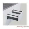 Ray hộp Alto-S giảm chấn màu xám đậm chiều cao 80mm với thanh vuông Hafele 552.55.318