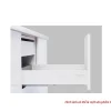 Ray hộp Alto-S giảm chấn màu trắng mờ chiều cao 80mm Hafele 552.35.765