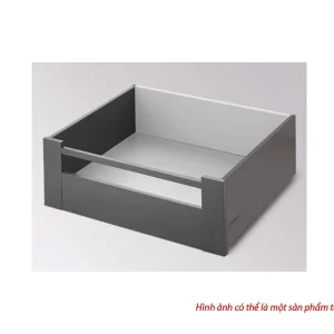 Ray hộp Alto-S màu xám đậm, chiều cao 170mm với thanh vuông Hafele 552.55.322