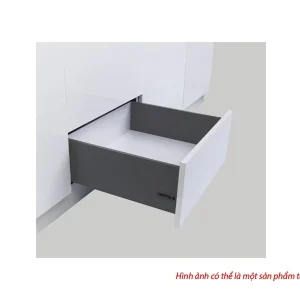 Ray hộp Alto-S màu xám đậm, cơ cấu nhấn mở, chiều cao 170mm Hafele 552.36.355