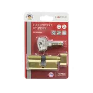 Ruột khoá 1 đầu chìa 1 đầu vặn Häfele 65mm 489.56.005