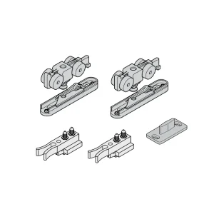 Bộ phụ kiện cửa lùa Hafele 250kg 942.34.003