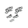 Bộ phụ kiện cửa lùa Hafele 250KG 940.82.257