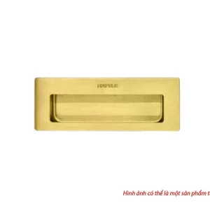 DIY Tay nắm âm 115x42mm – Màu đồng bóng PVD Hafele 489.72.140