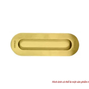 DIY Tay nắm âm 150x50mm – Màu đồng bóng PVD Hafele 489.72.143