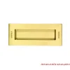 DIY Tay nắm âm 125x51mm – Màu đồng bóng PVD Hafele 489.72.141