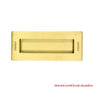 DIY Tay nắm âm 125x51mm – Màu đồng bóng PVD Hafele 489.72.141