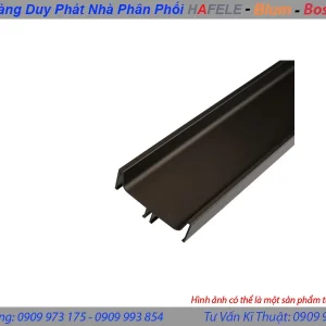 Tay nắm dọc đôi Gola/ Lắp giữa chiều dài hữu dụng 2400 mm màu đồng đen Hafele 126.37.945
