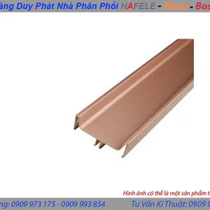 Tay nắm dọc đôi Gola/ Lắp giữa chiều dài hữu dụng 2400 mm màu vàng hồng Hafele 126.37.949