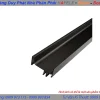 Tay nắm dọc đơn Gola/ Lắp mặt bên chiều dài hữu dụng 2400 mm màu đồng đen Hafele 126.37.970
