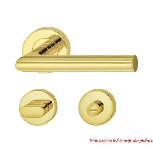 Tay nắm gạt cho cửa vệ sinh màu đồng bóng PVD Hafele 903.93.558