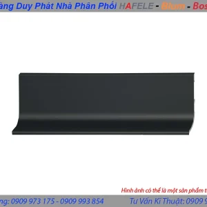 Tay nắm dạng thanh nhôm mạ màu đen lì Hafele 126.37.300