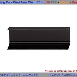 Tay nắm dạng thanh nhôm mạ màu đen mờ Hafele 126.36.300