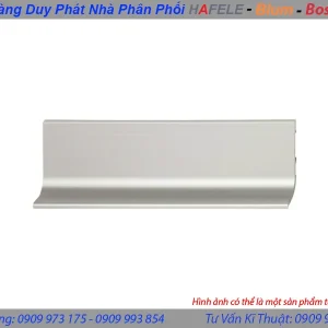 Tay nắm dạng thanh nhôm mạ màu bạc Hafele 126.37.911