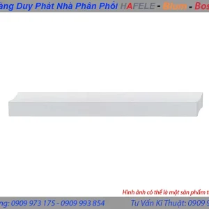 Tay nắm nhôm Hafele mạ màu bạc 76mm 155.01.111