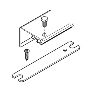 Thanh kết nối cho 1 bên cánh dài 650 mm Hafele 408.30.243