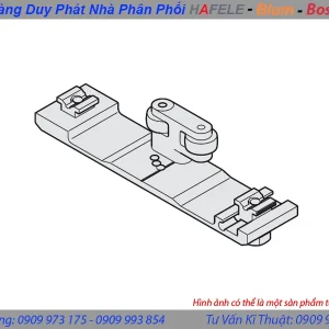 Thanh kết nối cho 2 cánh cửa khi xếp, cố định phía dưới 26mm Hafele 408.30.095