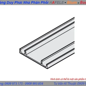 Thanh nối để kết nối và ẩn đi ở trên và dưới, phù hợp với độ dày cửa tối đa 25 mm Hafele 408.45.108