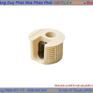 Vỏ nối Rafix 20 không vành cho lắp bằng mặt, nhựa, với cơ cấu siết màu be Hafele 263.50.405