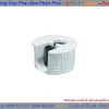 Vỏ nối Rafix 20 không vành cho lắp bằng mặt, nhựa, với cơ cấu siết màu trắng Hafele 263.50.705