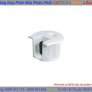 Vỏ nối Rafix 20 có vành không chốt, nhựa, với cơ cấu siết màu trắng Hafele 263.14.705
