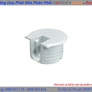 Vỏ nối Rafix Tab 20 không vành, nhựa, không có cơ cấu siết màu trắng Hafele 263.09.731