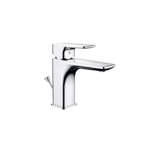 Vòi lavabo Hafele Kobe 100 chrome có bộ xả kéo 589.15.001