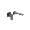 Vòi Lavabo Hafele gắn tường Kobe 250 đen 589.15.034